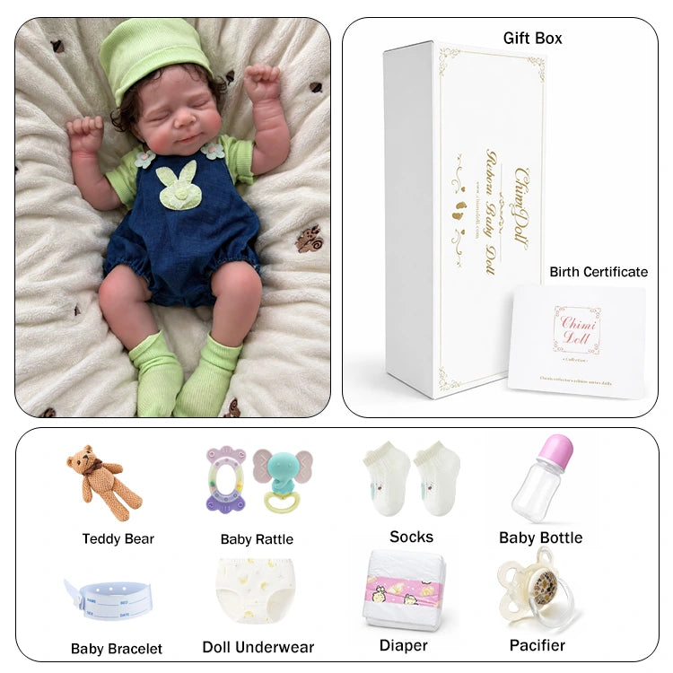 Jamie 20" Realistic Full Silicone Reborn Baby Doll
