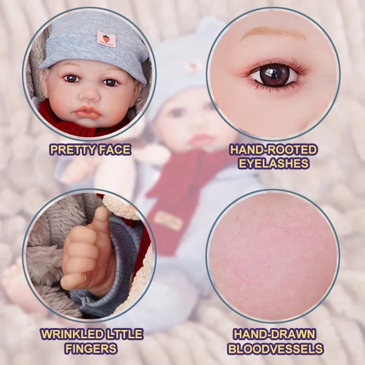 Liam - Lifelike Reborn Baby Doll (18") by chimidoll