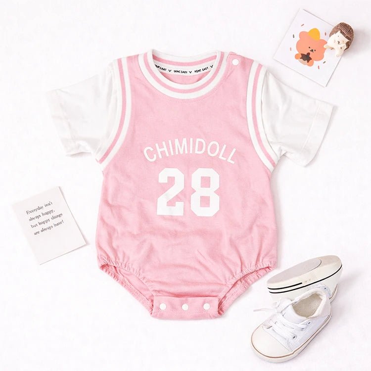 Pink Doll Basketball Uniform by chimidoll