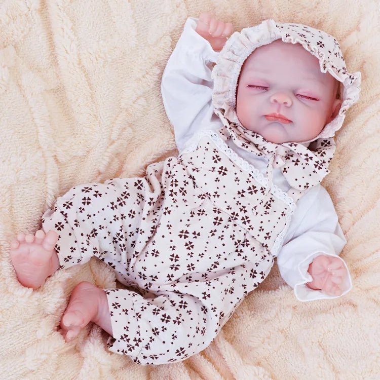 Mia - Lifelike Sleeping Reborn Baby Doll (18") by chimidoll