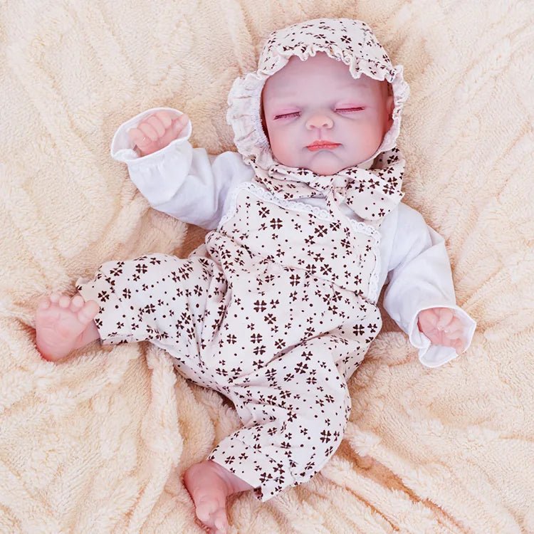 Mia - Lifelike Sleeping Reborn Baby Doll (18") by chimidoll