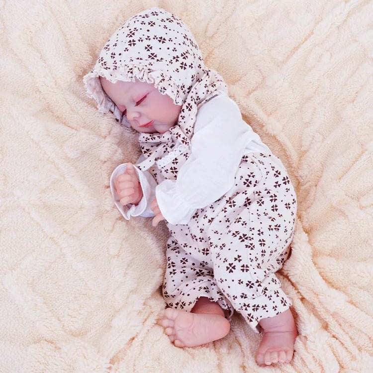 Mia - Lifelike Sleeping Reborn Baby Doll (18") by chimidoll
