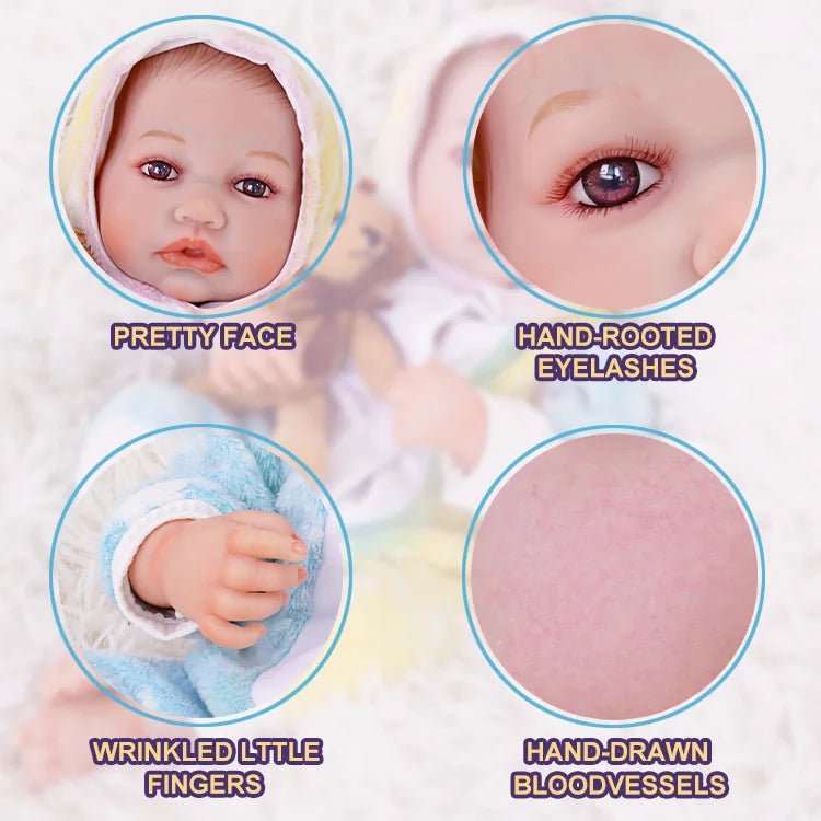 Ellis - Lifelike Reborn Baby Doll (20") | Authentic Reborn beautiful reborn baby dolls | chimidoll