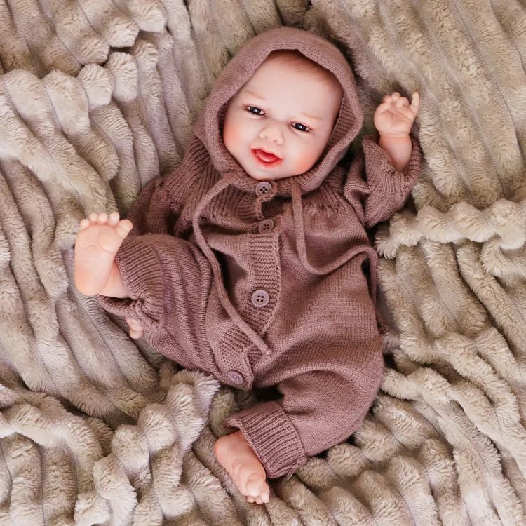 Charlie - Happy Lifelike Reborn Baby Doll (18") by chimidoll