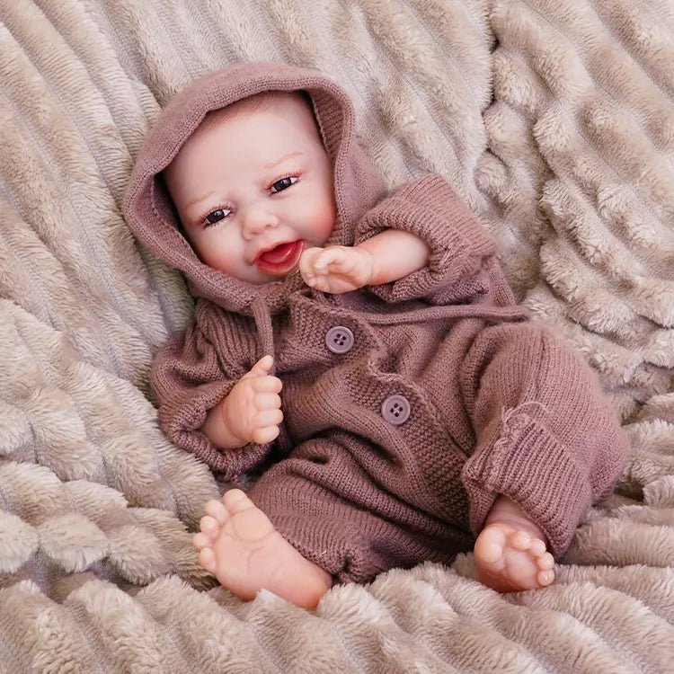Charlie - Happy Lifelike Reborn Baby Doll (18") by chimidoll