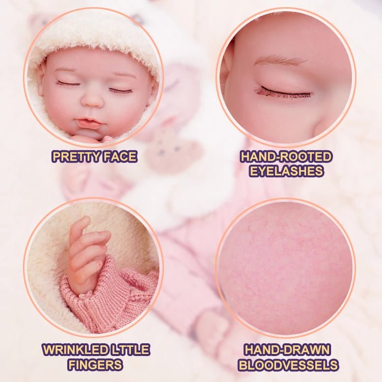 Isla - Lifelike Sleeping Reborn Baby Doll (20") by chimidoll