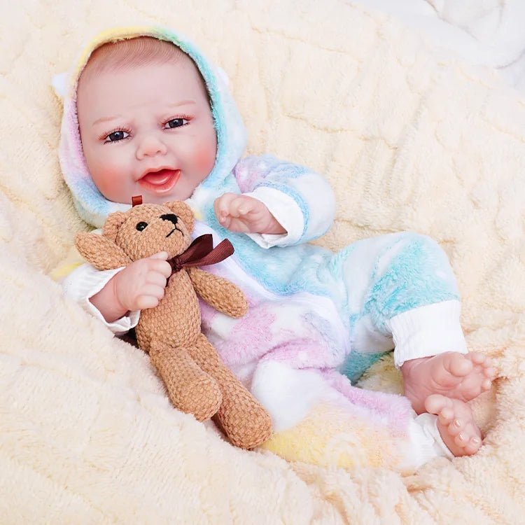 Dakota - Happy Lifelike Reborn Baby Doll (18") by chimidoll