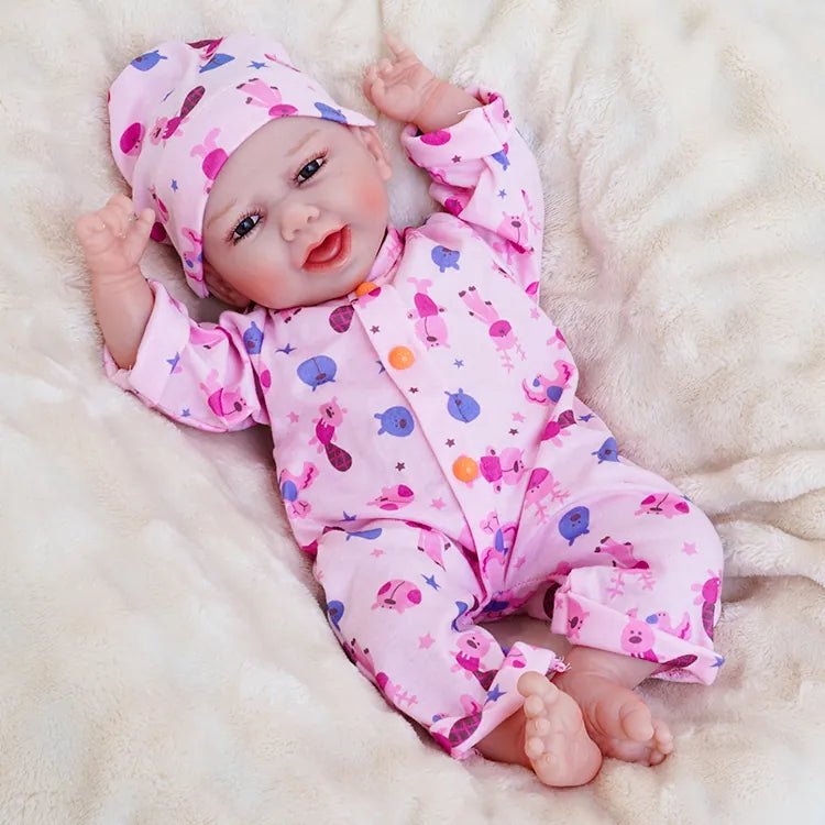 Lucas - Happy Lifelike Reborn Baby Doll (18") by chimidoll