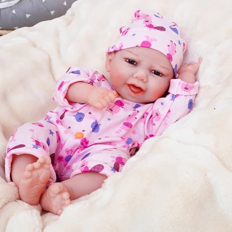 Lucas - Happy Lifelike Reborn Baby Doll (18") by chimidoll