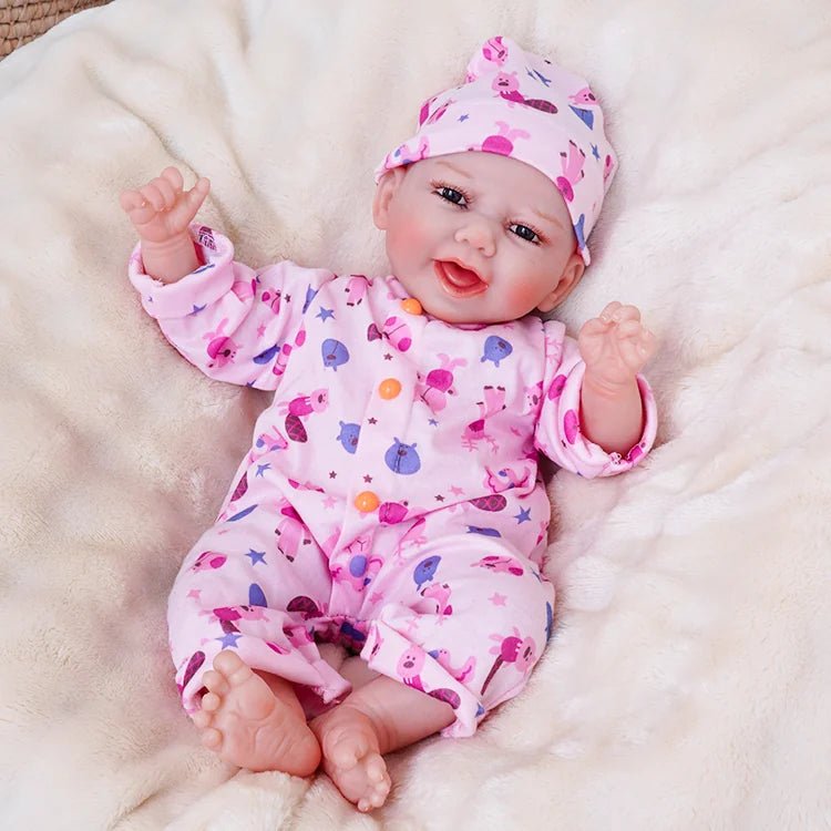 Lucas - Happy Lifelike Reborn Baby Doll (18") by chimidoll