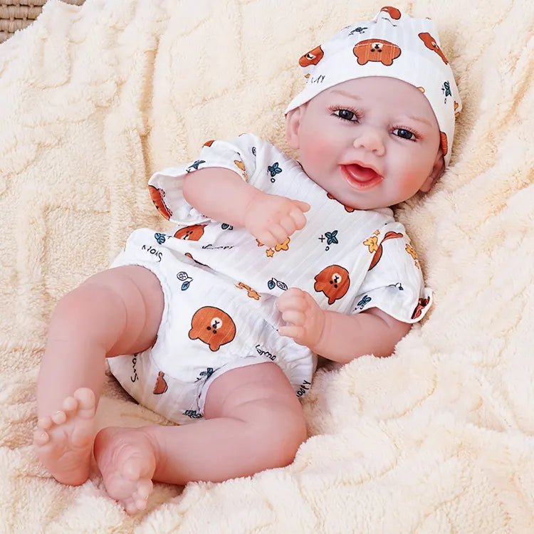 Ethan – Happy Lifelike Reborn Baby Doll (18") by chimidoll