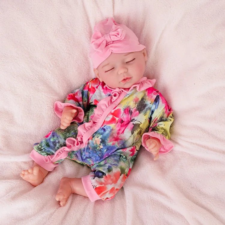 Lily - Lifelike Sleeping Reborn Baby Doll (18") by chimidoll