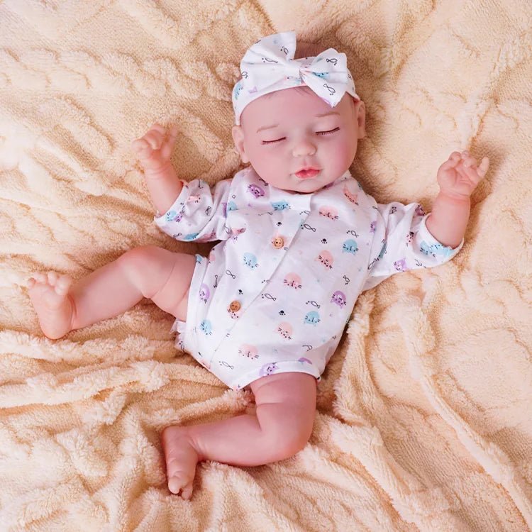 Amelia - Lifelike Sleeping Reborn Baby Doll (18") by chimidoll