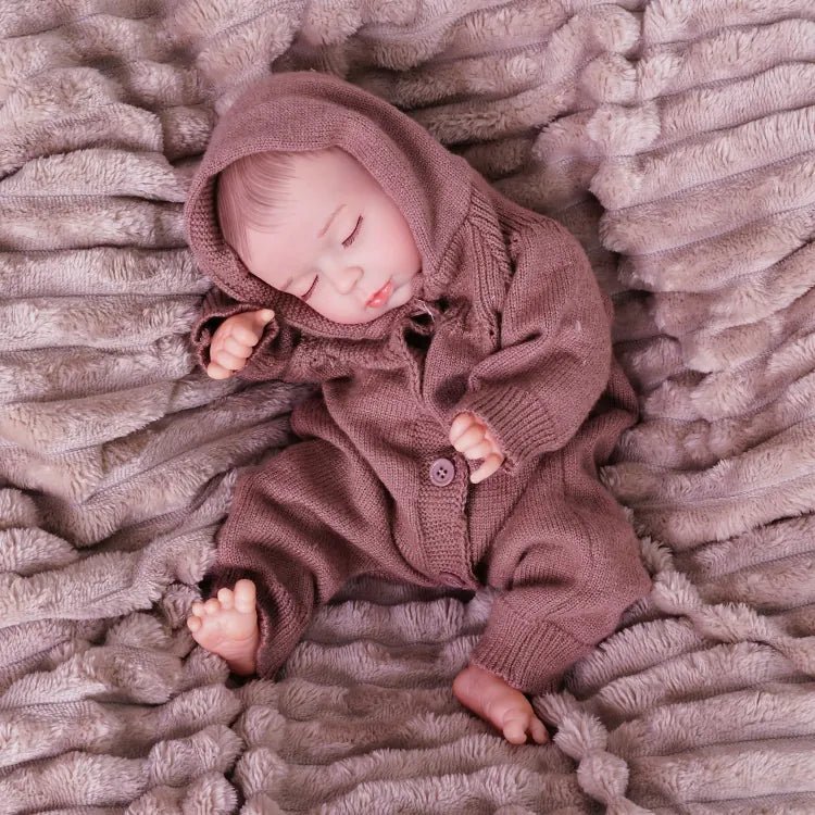 Noah - Lifelike Sleeping Reborn Baby Doll (18") by chimidoll