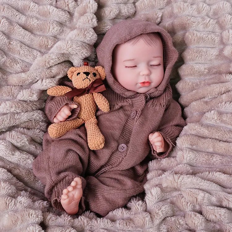 Noah - Lifelike Sleeping Reborn Baby Doll (18") by chimidoll