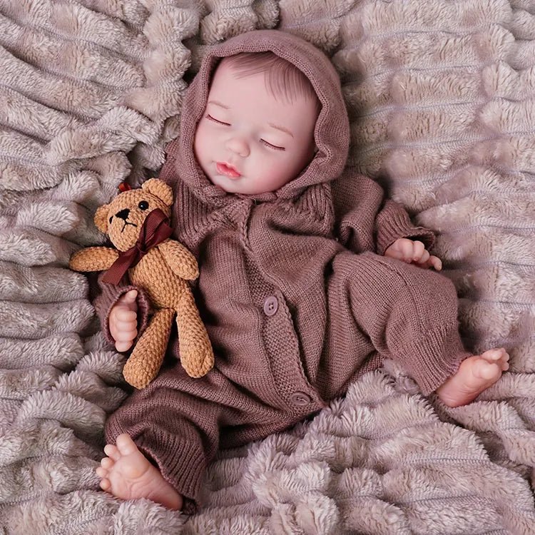 Noah - Lifelike Sleeping Reborn Baby Doll (18") by chimidoll