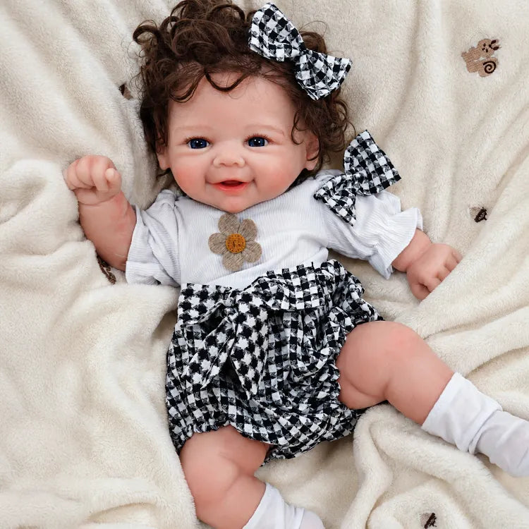 Molly 45/50 cm muñeca reborn de silicona completa