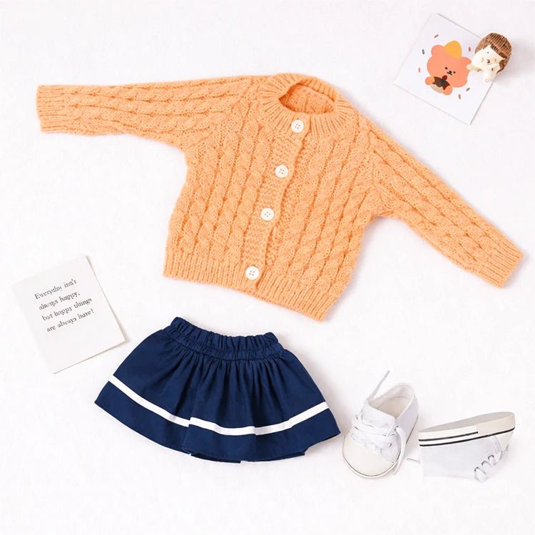 Crochet College Style Doll Clothing by chimidoll