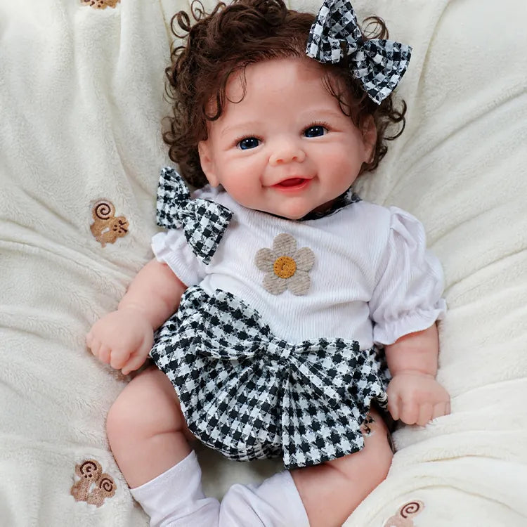 Molly 45/50 cm muñeca reborn de silicona completa