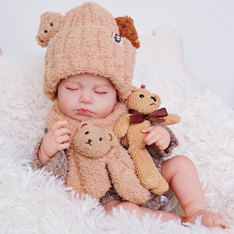 Leo - Lifelike Sleeping Reborn Baby Doll (20") by chimidoll