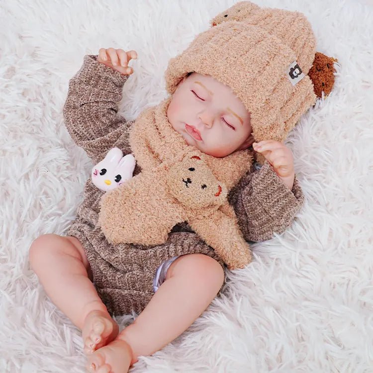 Leo - Lifelike Sleeping Reborn Baby Doll (20") by chimidoll