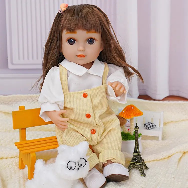 Adorable Fashion Doll - Beige Jumpsuit Ensemble - chimidoll