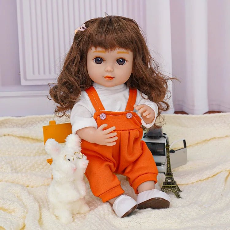Adorable Fashion Doll - Orange Jumpsuit Set - chimidoll