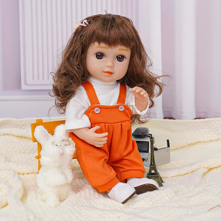 Adorable Fashion Doll - Orange Jumpsuit Set - chimidoll