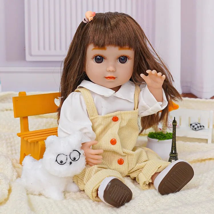 Adorable Fashion Doll - Beige Jumpsuit Ensemble - chimidoll