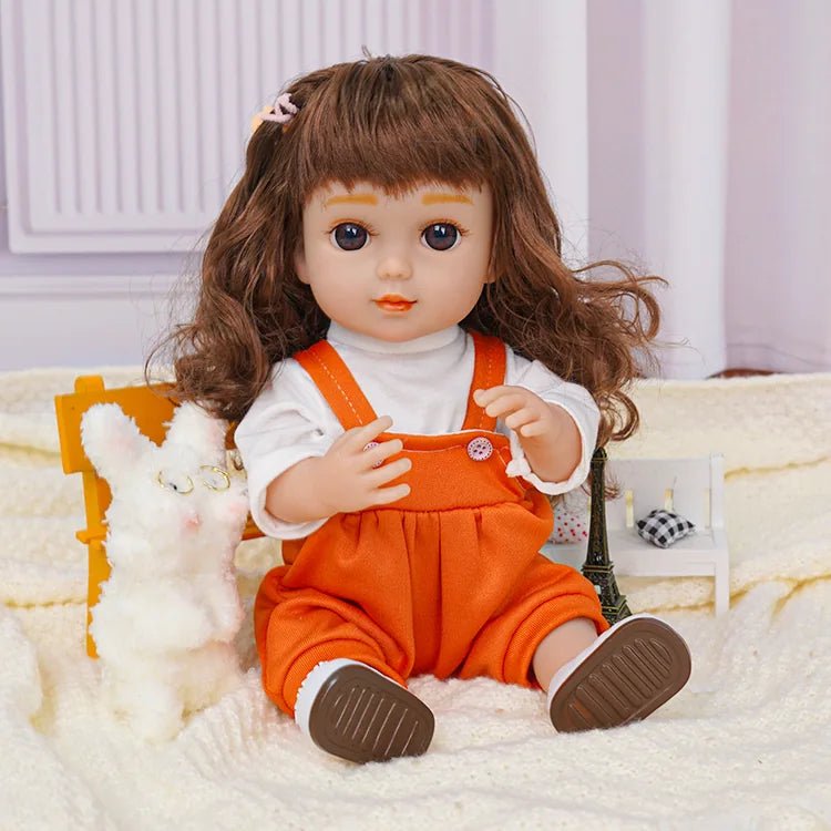Adorable Fashion Doll - Orange Jumpsuit Set - chimidoll