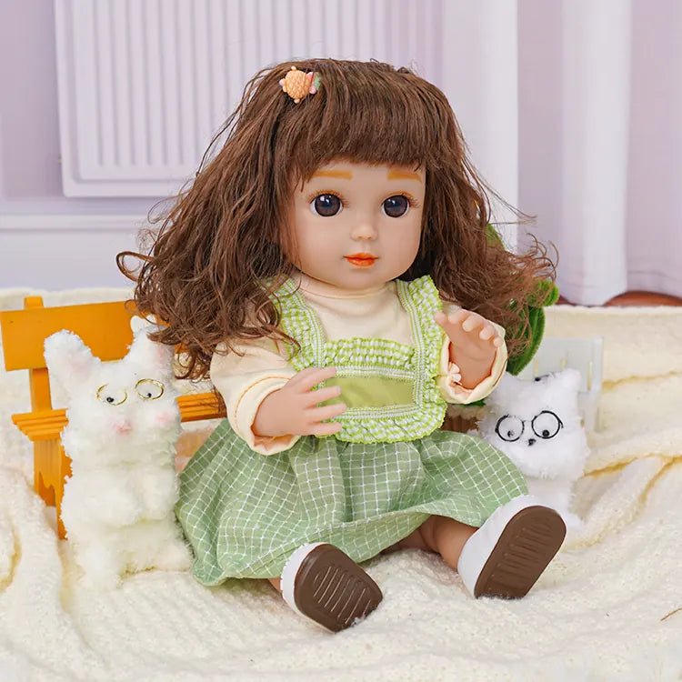 Adorable Fashion Doll - Green Suspenders Dress Set - chimidoll