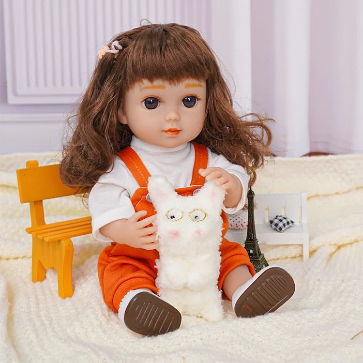 Adorable Fashion Doll - Orange Jumpsuit Set - chimidoll