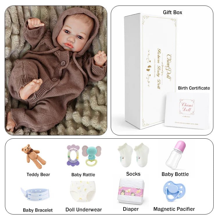 Alex 18" Lifelike Reborn Baby Doll - chimidoll