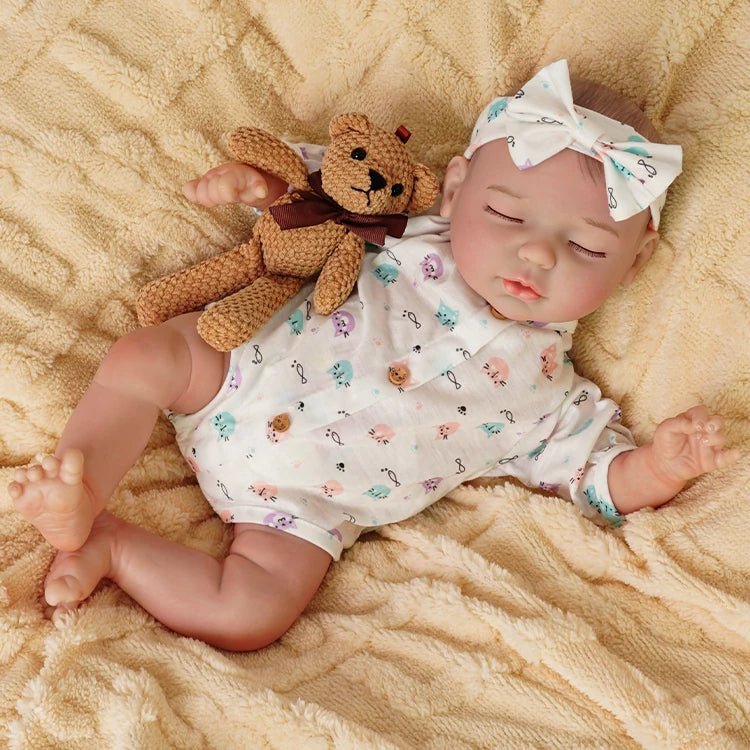 Amelia 18" Lifelike Reborn Baby Doll - chimidoll
