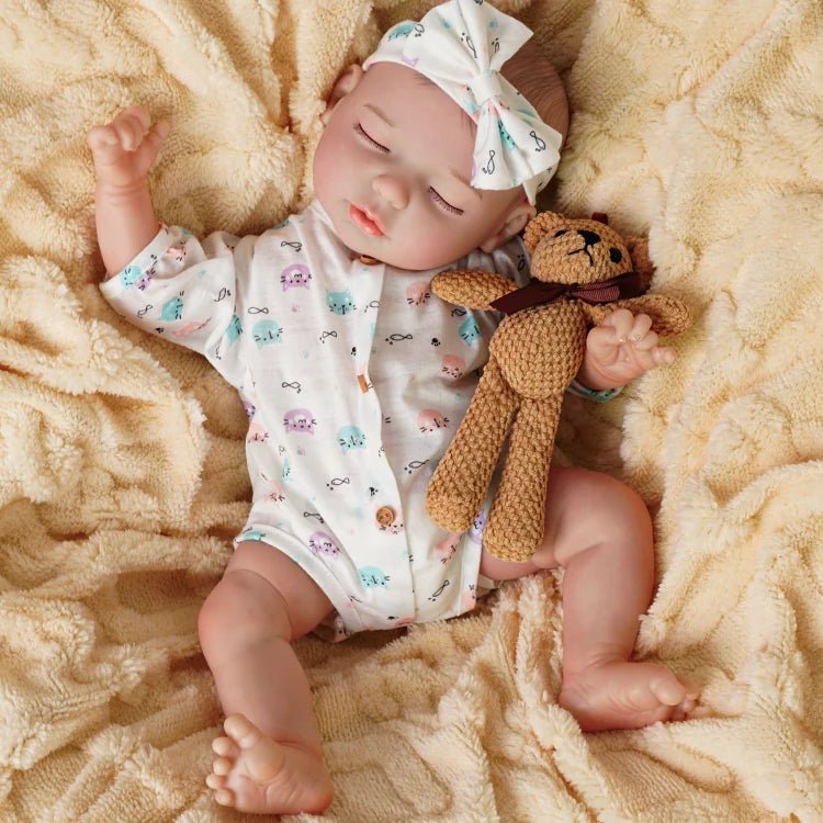 Amelia 18" Lifelike Reborn Baby Doll - chimidoll