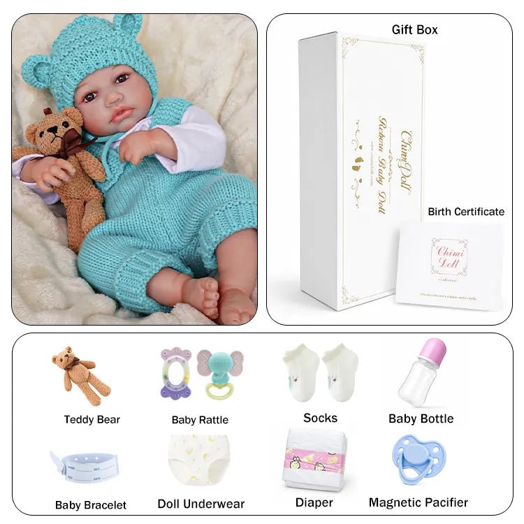 Avery 20" Lifelike Reborn Baby Doll - chimidoll