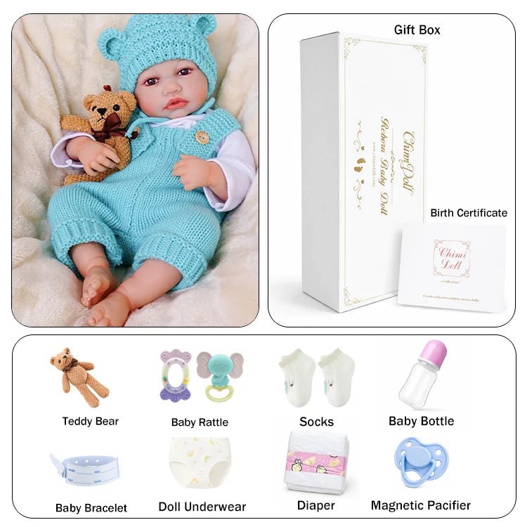 Avery - Lifelike Reborn Baby Doll (20") - chimidoll