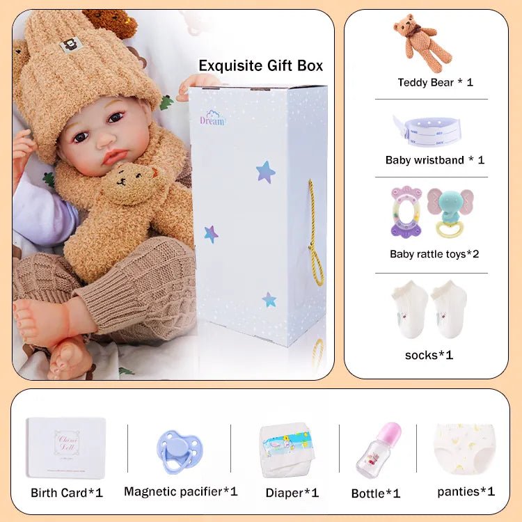 Oliver - Lifelike Reborn Baby Doll (20") by chimidoll