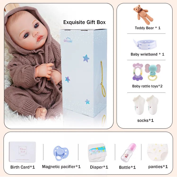 Sam - Lifelike Reborn Baby Doll (20") by chimidoll