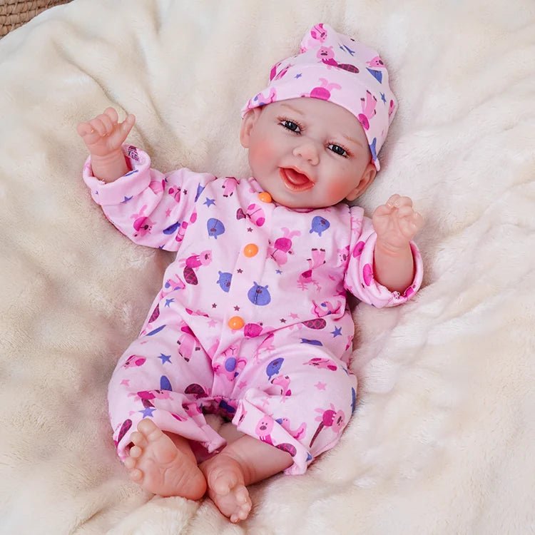 Lucas - Happy Lifelike Reborn Baby Doll (18") - Authentic Reborn beautiful reborn baby dolls - chimidoll