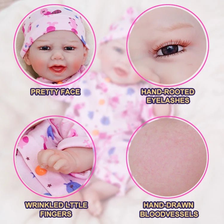 Lucas - Happy Lifelike Reborn Baby Doll (18") - Authentic Reborn beautiful reborn baby dolls - chimidoll