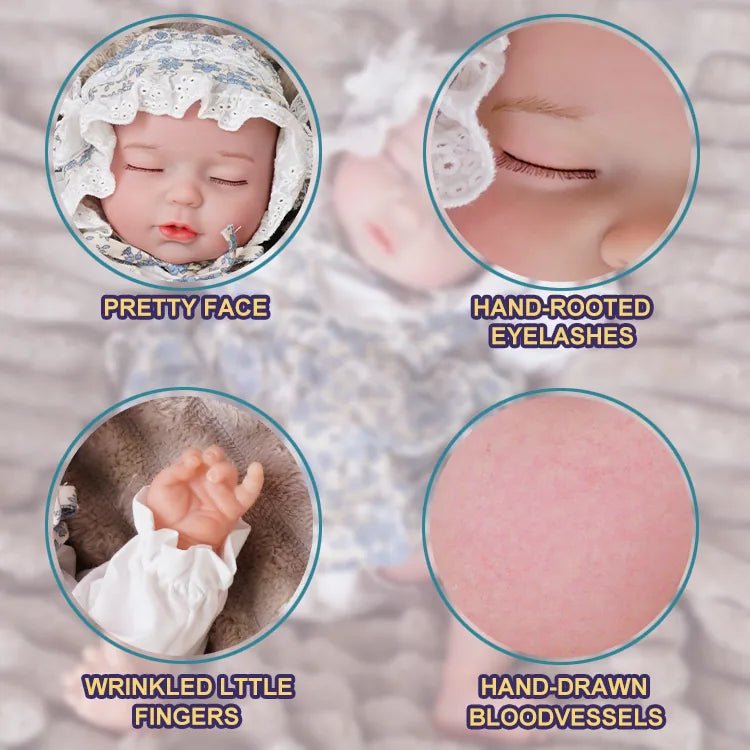 Evelyn - Lifelike Sleeping Reborn Baby Doll (18") chimidoll
