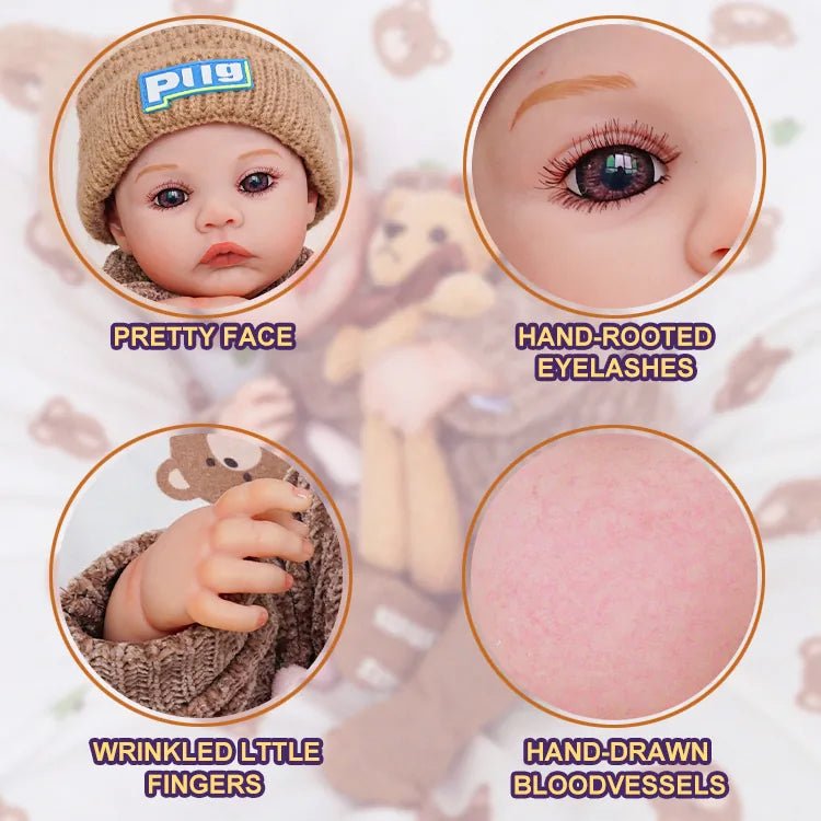 Riley - Lifelike Reborn Baby Doll (20") chimidoll