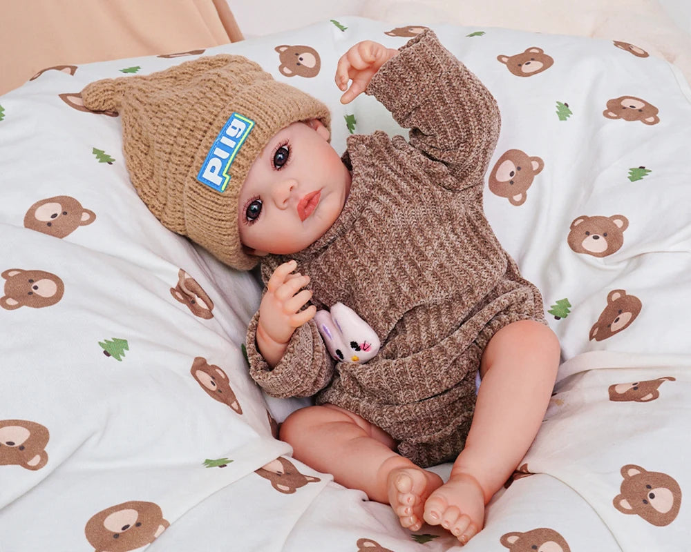 reborn baby doll | baby dolls | realistic baby dolls | baby dolls that look real | handcrafted details | soft vinyl | poseable | weighted body | true-to-life painting