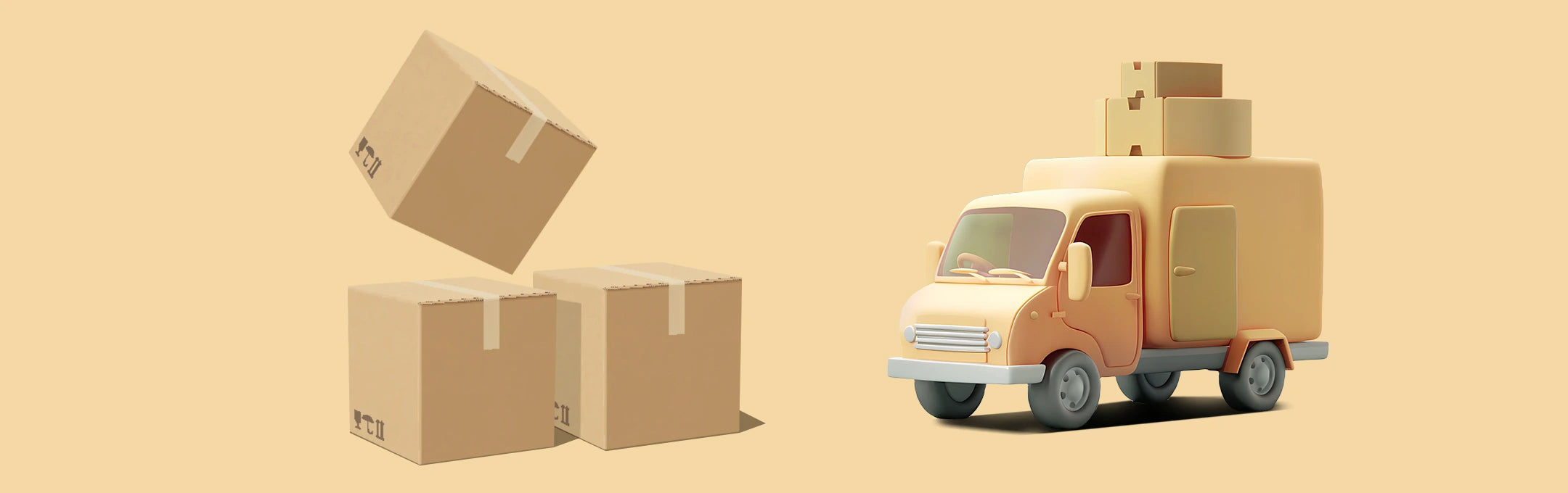 Logistics package arrived