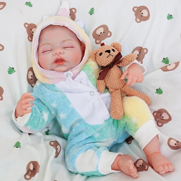 Wren - Lifelike Sleeping Reborn Baby Doll (20") | Authentic Reborn beautiful reborn baby dolls | chimidoll