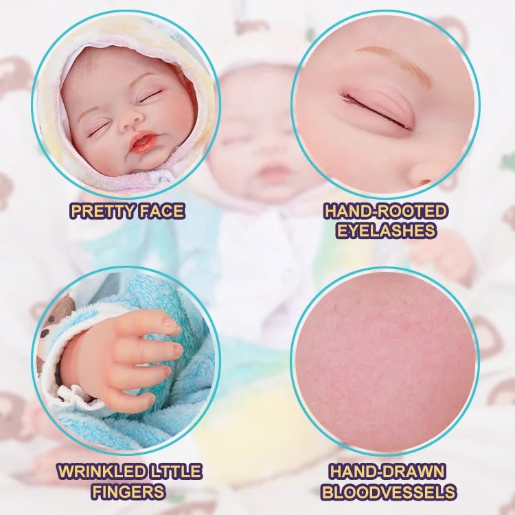 Wren - Lifelike Sleeping Reborn Baby Doll (20") | Authentic Reborn beautiful reborn baby dolls | chimidoll