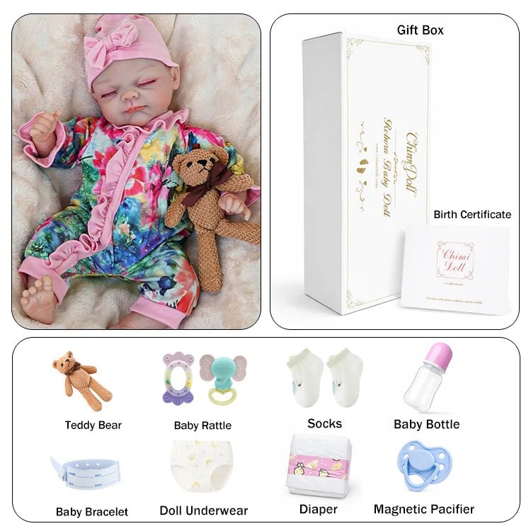 Bella 18" Lifelike Reborn Baby Doll - chimidoll