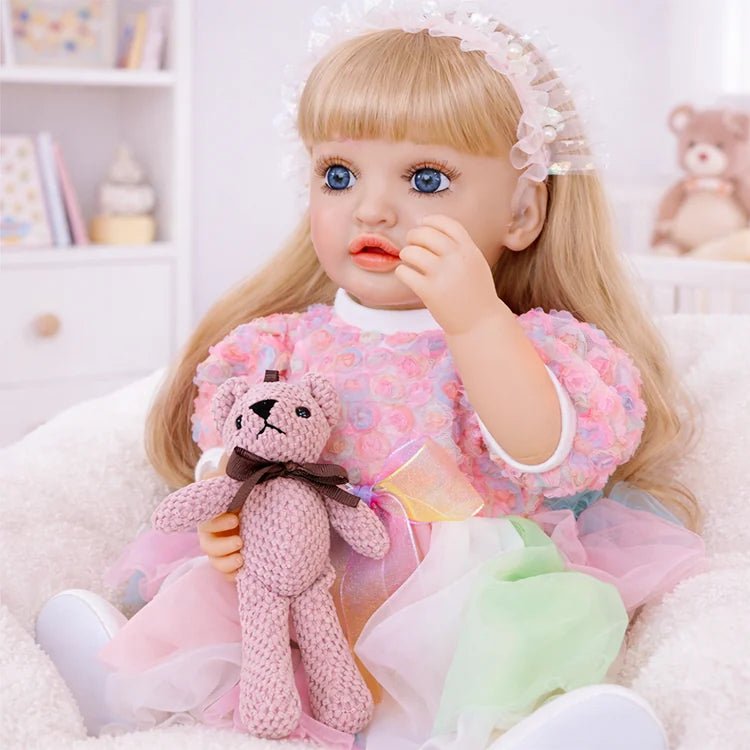 Briony Interactive Talking Toddler Doll – 22 Inch - chimidoll