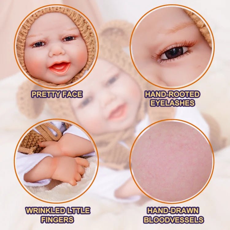 Emery - Happy Lifelike Reborn Baby Doll (20") | Authentic Reborn beautiful reborn baby dolls | chimidoll